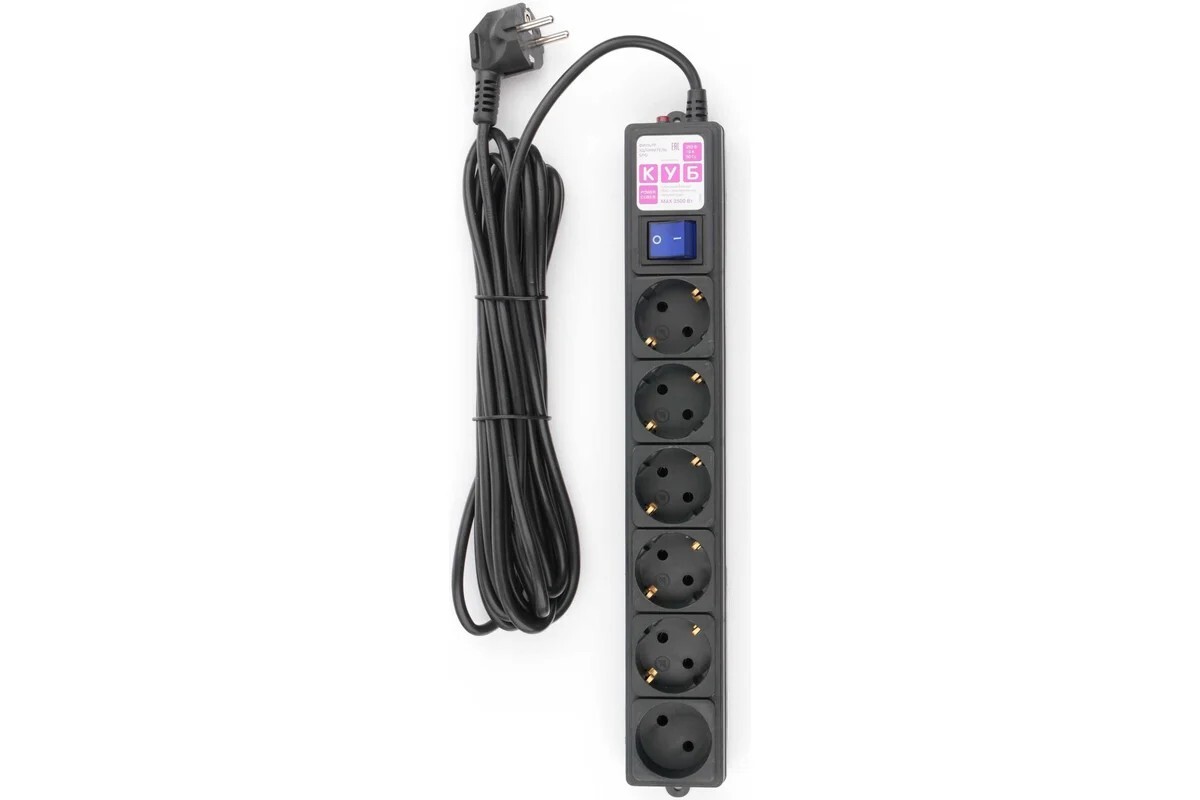 Сетевой фильтр Powercube Сетевой фильтр SPG6-B5M