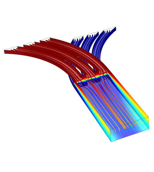 Модуль «Микрогидродинамика» для программы COMSOL Multiphysics®