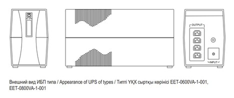 ИБП ITK Line-Interactive ELECTRA ET 800ВА (EET-0800VA-1-001)