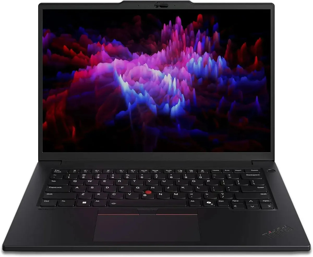 Ноутбук Lenovo ThinkPad P14s G5 Core Ultra 9 185H 32Gb SSD1Tb Intel Arc 14.5" IPS WQXGA (2560x1600) Windows 11 Pro black WiFi BT Cam (21G3S5DU00)