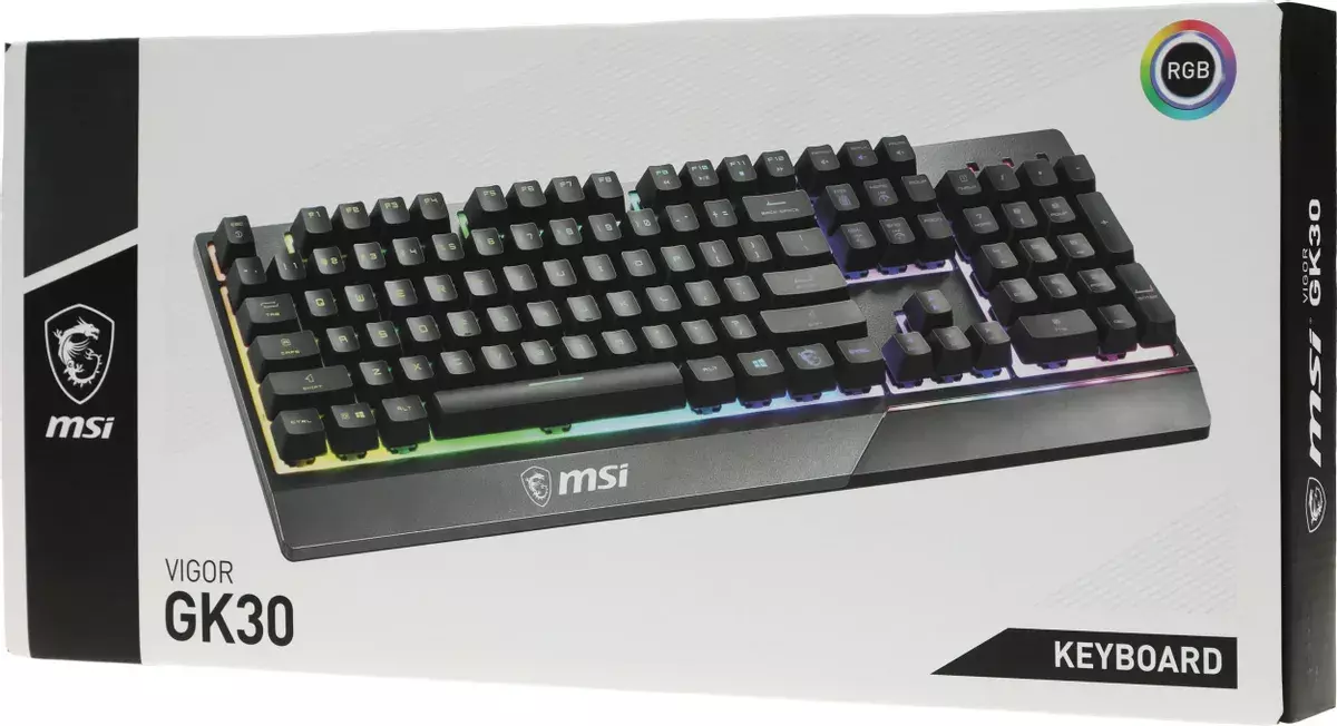 Клавиатура MSI Vigor GK30 S11-04RU236-CLA, цвет черный