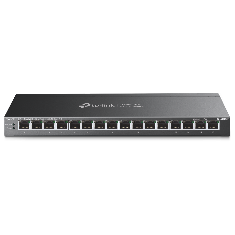 Коммутатор TP-LINK TL-SG116P