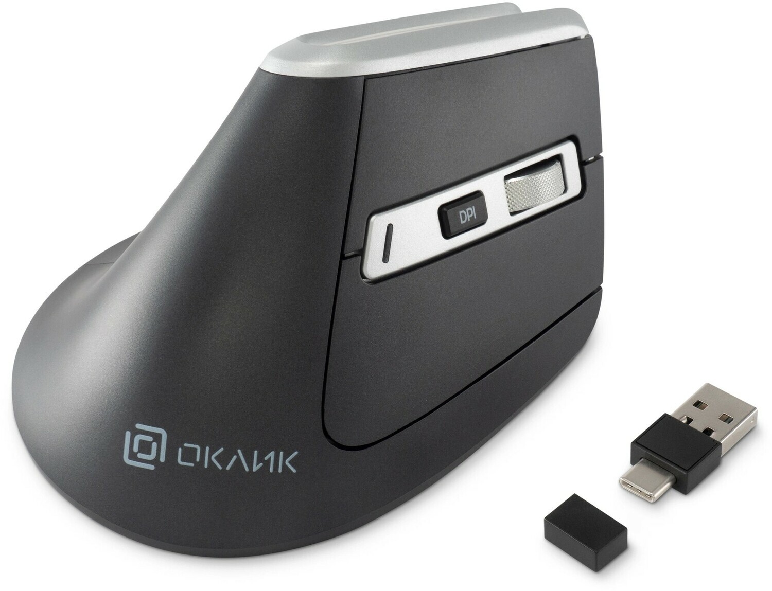Мышь Oklick Мышь 991MW 1885263, цвет темно-серый