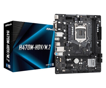 Материнская плата ASRock LGA 1200 Intel H470 H470M-HDV/M.2