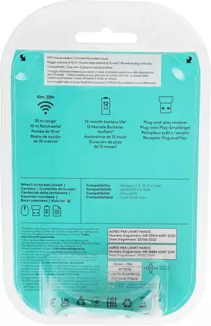 Мышь Logitech M171 910-006866, цвет черный