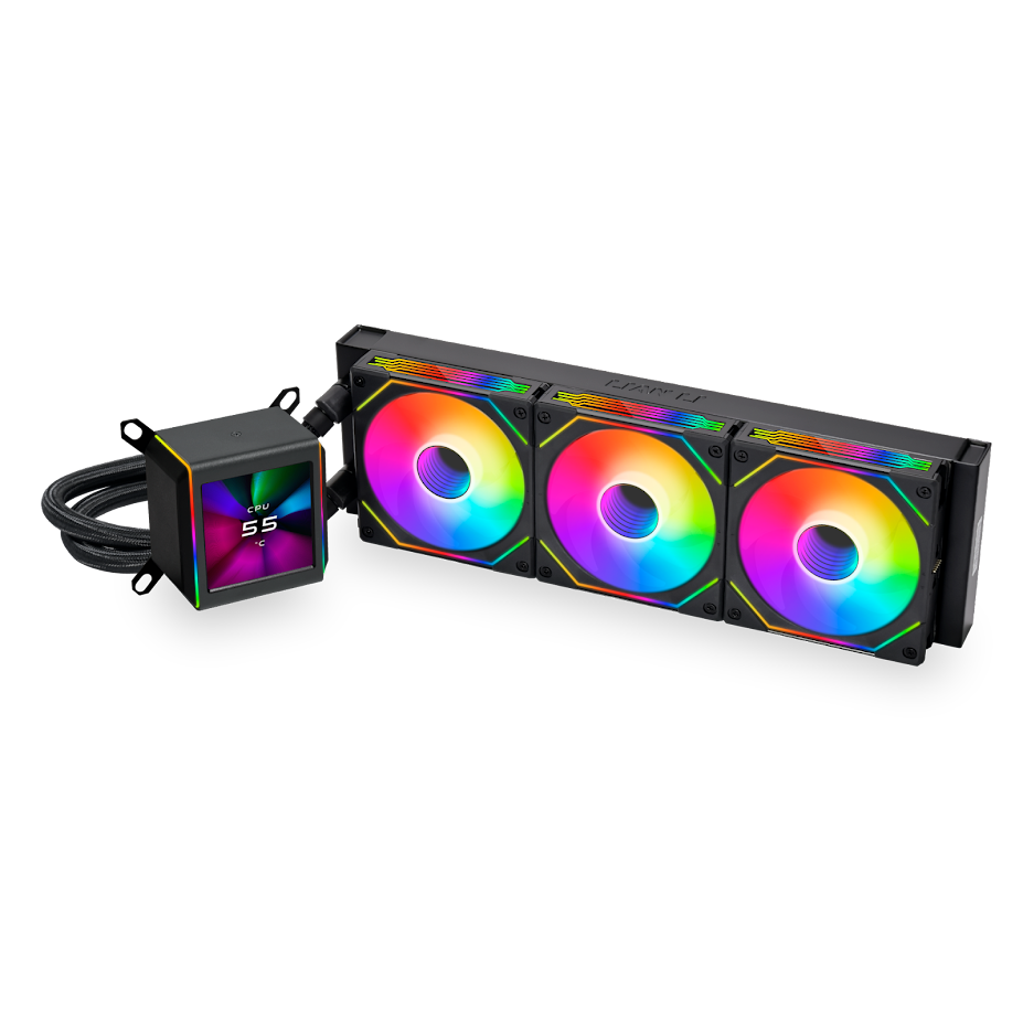 Кулер Процессорный Lian Li Система водяного охлаждения GA II LCD SL-INF 360 Black