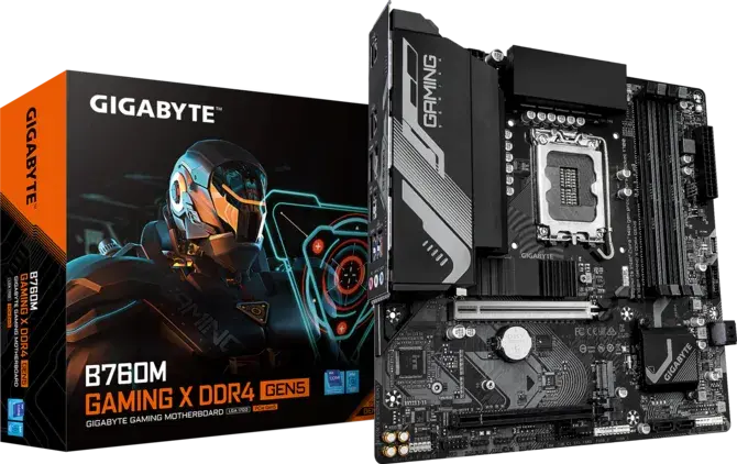 Материнская плата Gigabyte LGA 1700 Intel B760 B760M GAMING X DDR4 GEN5