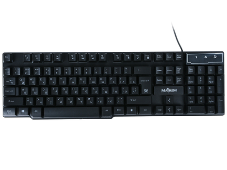 Клавиатура Defender Mayhem GK-360DL 45360, цвет черный