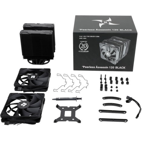 Кулер Процессорный Thermalright для CPU Peerless Assassin 120 Black