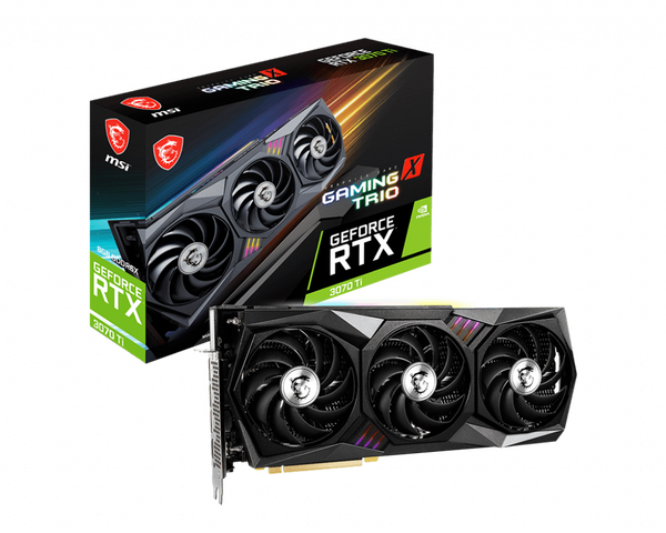 

Видеокарта MSI GeForce RTX 3070 Ti 8 ΓБ Retail
