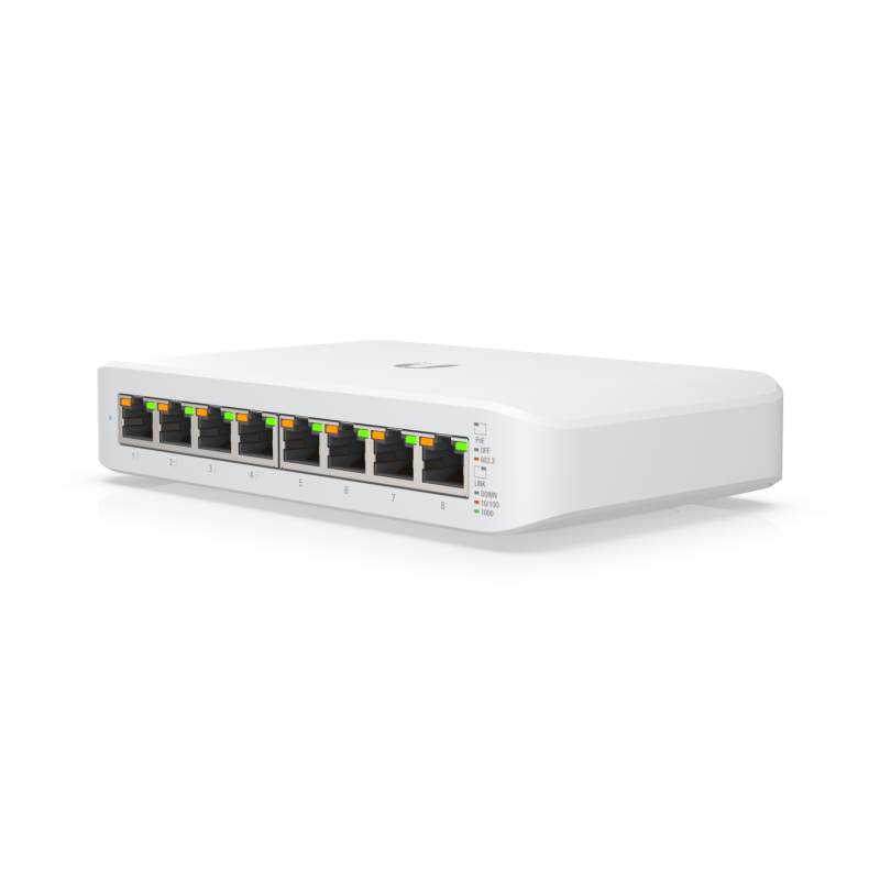 Коммутатор UBIQUITI USW-LITE-8-POE