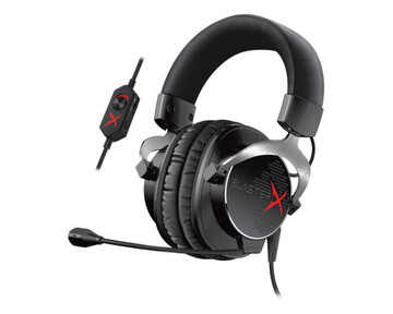 Гарнитура CREATIVE Sound Blaster X H5, цвет красный/черный/серебристый