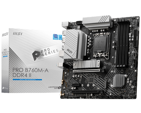 Материнская плата MSI Intel B760 PRO B760M-A DDR4 II