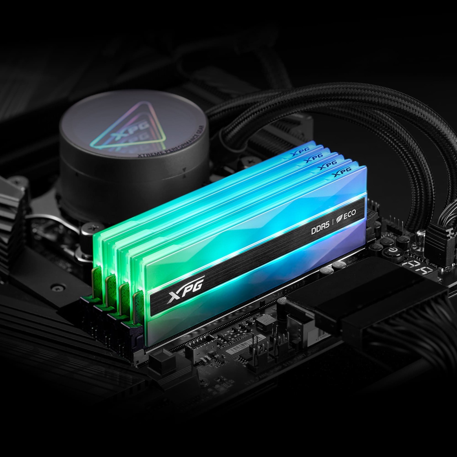 Оперативная память ADATA LANCER NEON RGB DDR5 6000МГц 2x16GB, AX5U6000C3016G-DCLANRSG, RTL