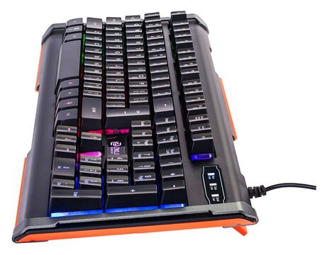 Клавиатура Oklick KeyBoard 717G BLACK DEATH 476395, цвет черный