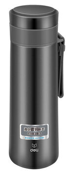 Термос DELI 6143 темно-серый