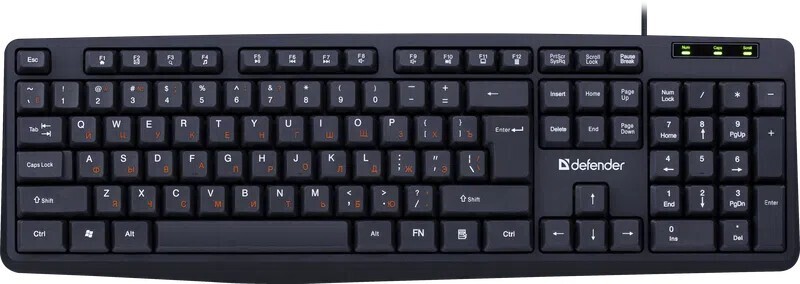 Клавиатура Defender Concept HB-164 45164, цвет черный