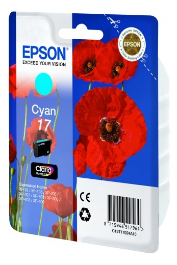 

Картридж голубой Epson C13T17024A10