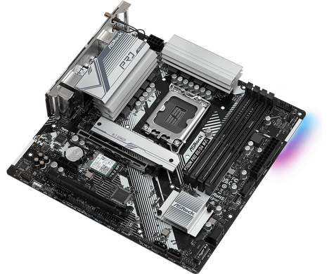 Материнская плата ASRock LGA 1700 Intel B760 B760M PRO RS/D4 WIFI