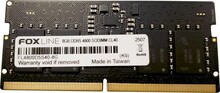 Оперативная память Foxline Laptop DDR5 4800МГц 8GB, FL4800D5S40-8G, RTL