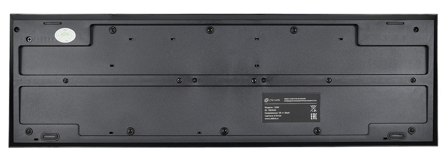 Клавиатура Oklick KeyBoard 120M 1083044, цвет черный