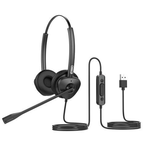 Гарнитура FANVIL HT302-U, цвет черный