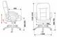 Кресло руководителя Бюрократ  T-9908AXSN