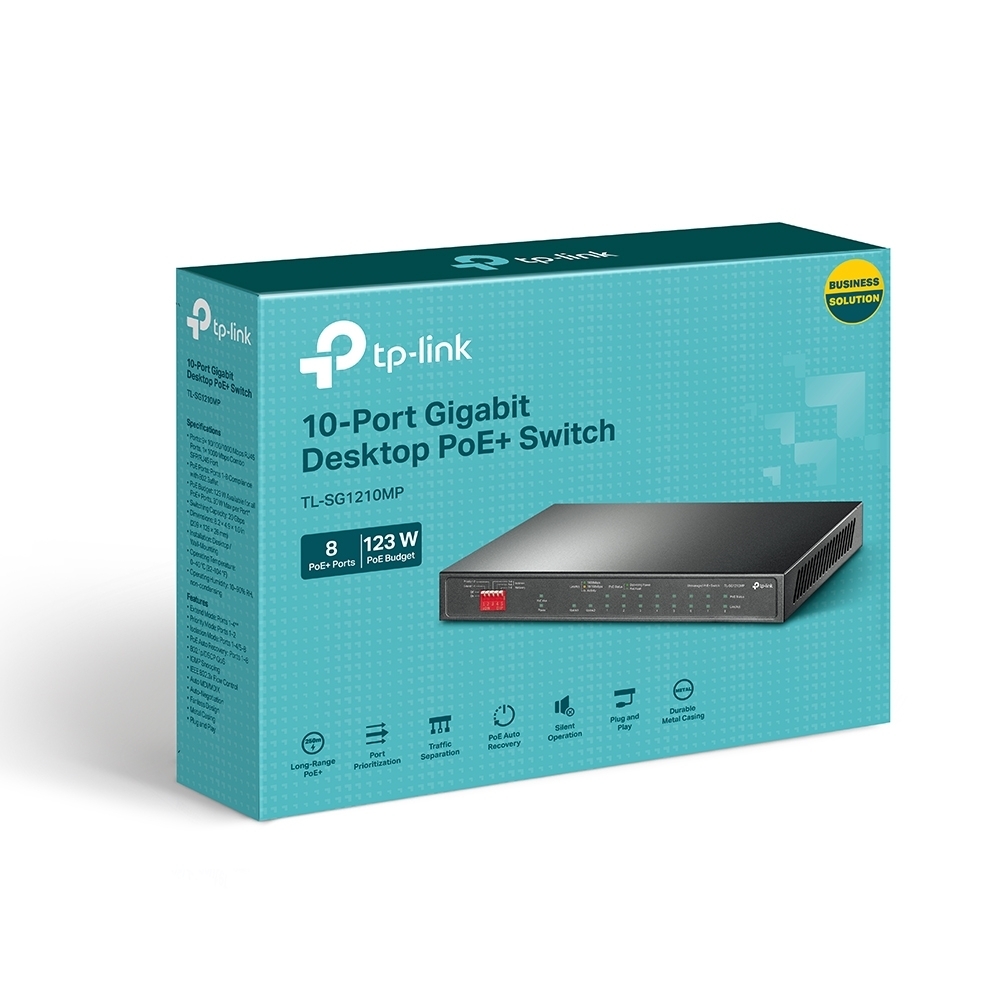 Коммутатор TP-LINK TL-SG1210MP