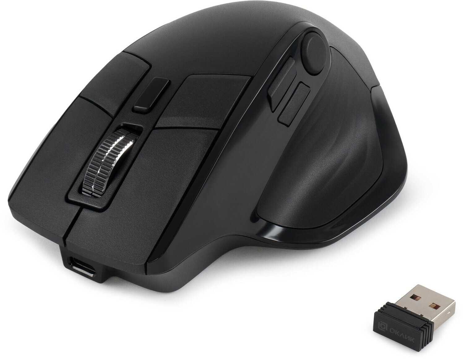 Мышь Oklick Мышь 502MW 1978678, цвет черный