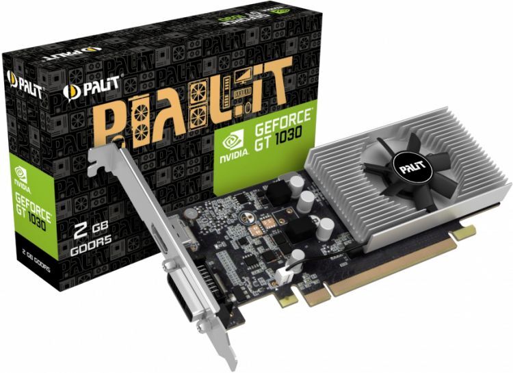 Видеокарта Palit GeForce GT 1030 2 ΓБ Retail
