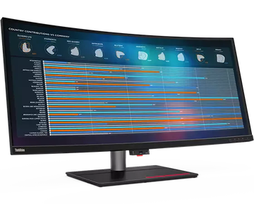 Монитор LENOVO P40w-20 39.7-inch черный