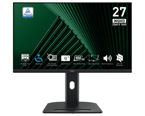 Монитор MSI MP275QPG 27.0-inch черный