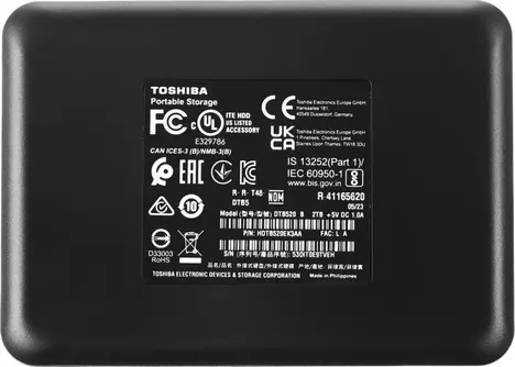 Жесткий диск  TOSHIBA Canvio Basics 2.5 2.5" USB 3.1 2 TB 5.4K USB 3.1