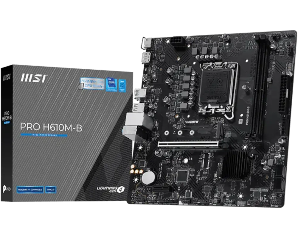 Материнская плата MSI Intel H610 PRO H610M-B