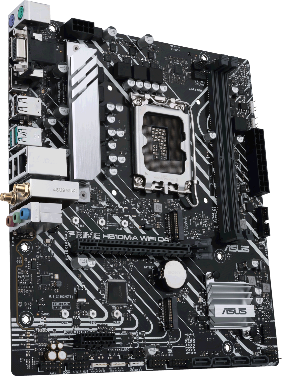 Материнская плата ASUS Intel H610 PRIME H610M-A WIFI D4