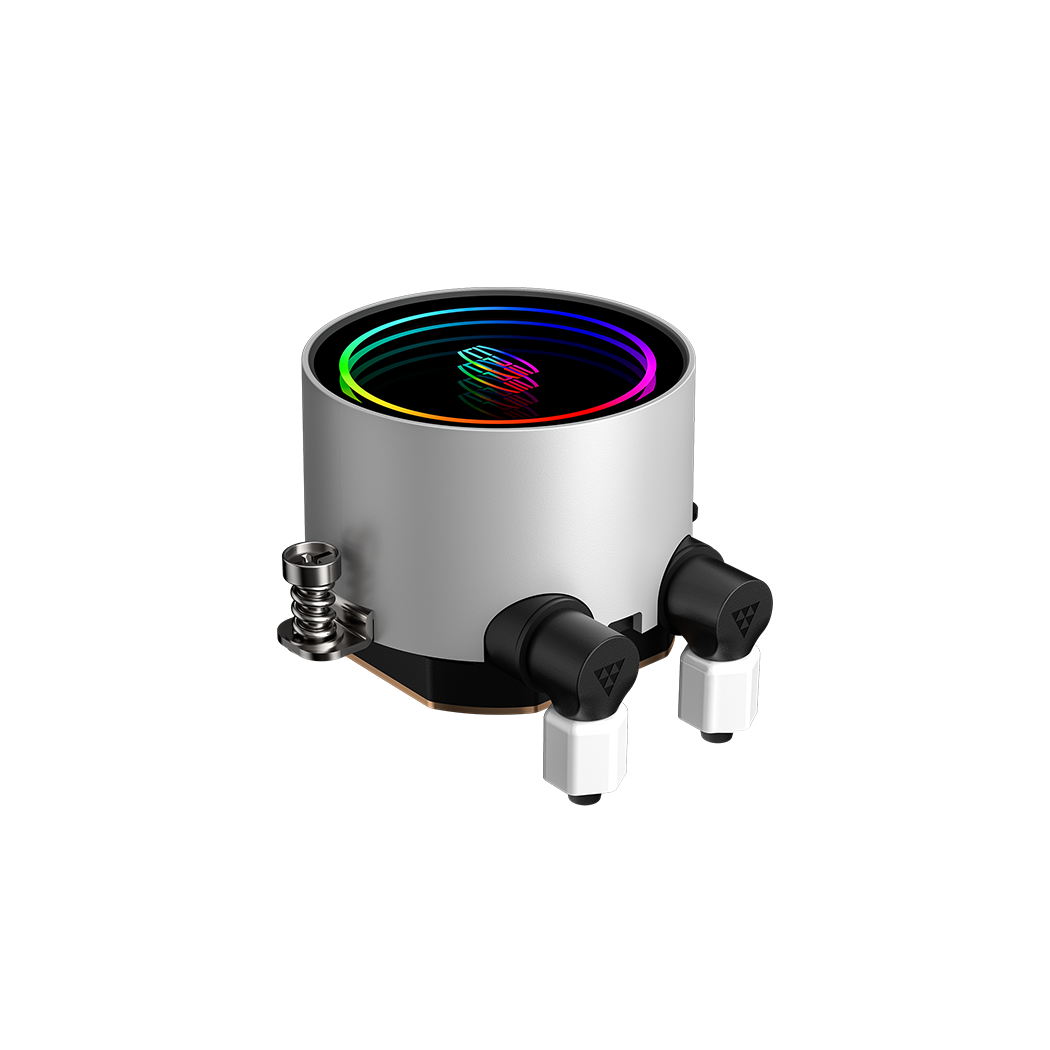 Система водяного охлаждения PcCooler DA360 WH ARGB Soc-AM5/AM4/1151/1200/1700 белый 4-pin Al 300W Ret (DA360-WHAWXX-GL)