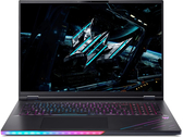 Ноутбук/ ACER Predator Helios 18 AI PH18-73-939Q 18&quot;(2560x1600 miniLED (матовый, 240Hz, 3ms) )/Intel Core Ultra 9 275HX(2.7Ghz)/32768Mb/2TbPCISSDGb/noDVD/Ext:NVIDIA GeForce RTX 5080(16384Mb)/Cam/BT/WiFi/100WHr/war 1y/3.5kg/Black/NoOS