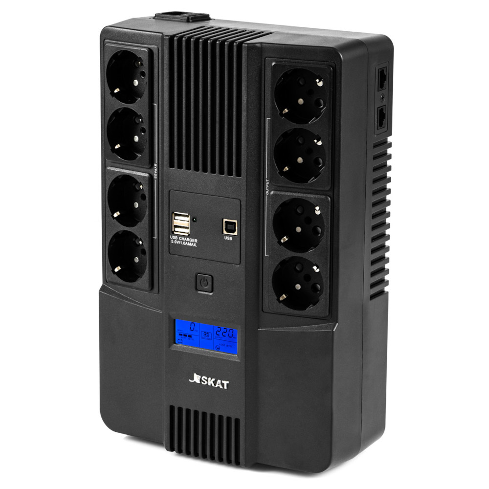 ИБП Бастион SKAT-UPS Line-interactive 1000-AID-IN-1X9-8 (8934) (SKAT-UPS 1000-AID-IN-1X9-8)