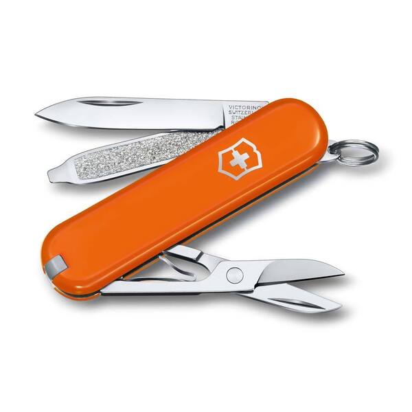 

Нож перочинный Victorinox Classic Mango Tango (0.6223.83G) 58мм 7функций карт.коробка