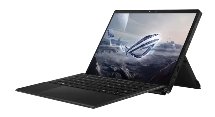 Ноутбук/ ASUS ROG Flow Z13 GZ302EA-RU045W Touch 13.4"(2560x1600 IPS)/Touch/AMD Ryzen Al Max+ 395(3Ghz)/32768Mb/1024PCISSDGb/noDVD/Int:AMD Radeon 8060S Graphics /Cam/BT/WiFi/70WHr/war 1y/1.2kg/Off Black/Win11Home +  +чехол +стилус