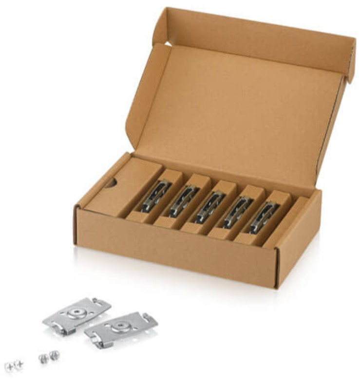 ACCESSORY, T-BAR CEILING CLIPS FOR CEILING MOUNT AP UP TO WAC6303D-S, 5 SETS, ROHS Комплект крепежей на Т-профиль подвесного потолка для 5-ти точек до