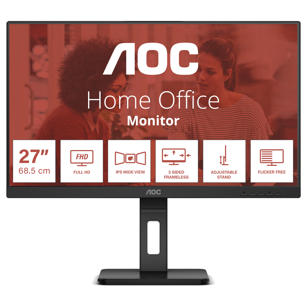 Монитор AOC 24E3QAF 24.0-inch черный