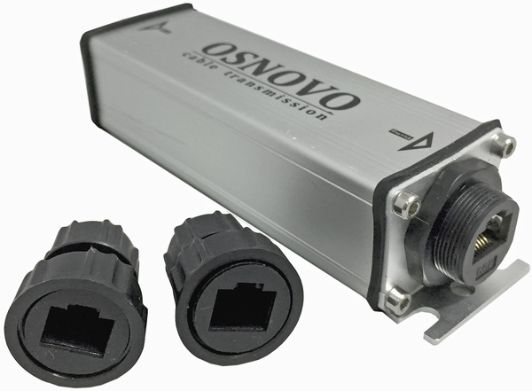 

OSNOVO Уличный PoE удлинитель 10/100/1000M Gigabit Ethernet до 500м (до 22W)