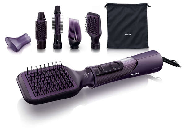 

Фен-щетка Philips HP8656/00 1000Вт фиолетовый