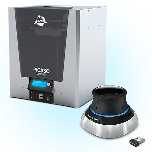 3D Принтер Picaso Designer  + 3D Манипулятор SpaceMouse Wireless (3DX-700043)