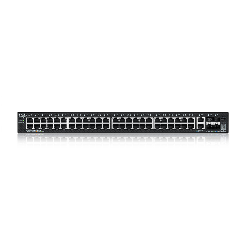 Коммутатор/ Zyxel XGS2220-54 L3 Access switch , rack 19", 48xRJ-45: 1G, 2xRJ-45: 1/2.5/5/10G, 4xSFP+, standalone/cloud management