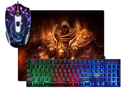 Клавиатура+мышь Defender Aura MKP-117 52117, дизайнерский рисунок