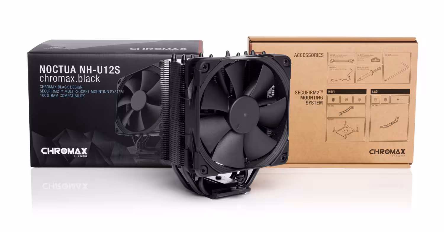 Кулер Процессорный Noctua CPU Cooler NH-U12S chromax.black