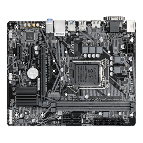 Материнская плата Gigabyte LGA1200 Intel Q470 H410M S2H V2 2.1