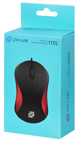 Мышь Oklick Мышь 115S 711637, цвет черный